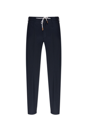 Tapered leg trousers