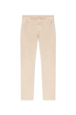 Jeans with tapered legs