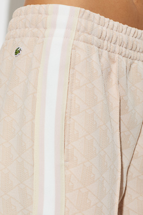 Lacoste Powder Pink Monogrammed Track Pants