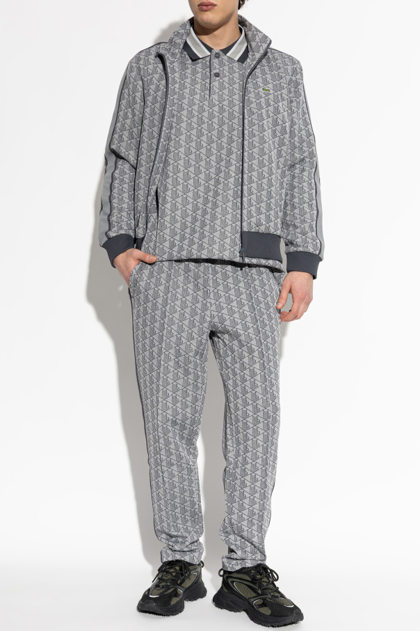 Lacoste Pantalones jogger con costura en las piernas