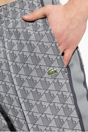 Lacoste Pantalones jogger con costura en las piernas