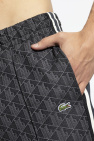 Lacoste BLACK Sweatpants with monogram