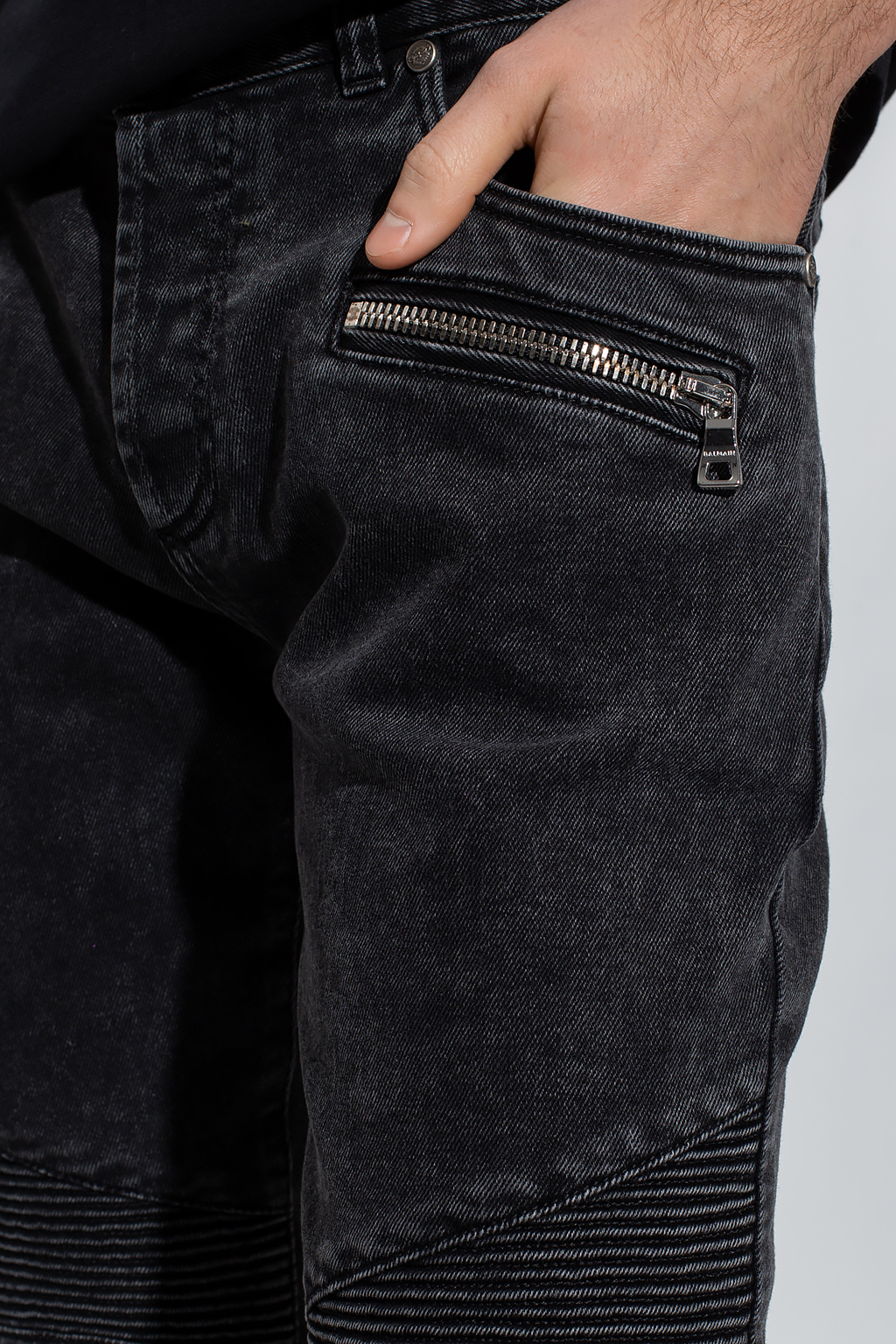 Balmain Slim-fit jeans with stitching details