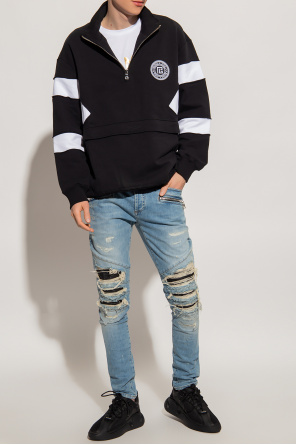 Distressed jeans od Balmain