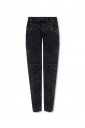 balmain sequin-logo Jeans with logo