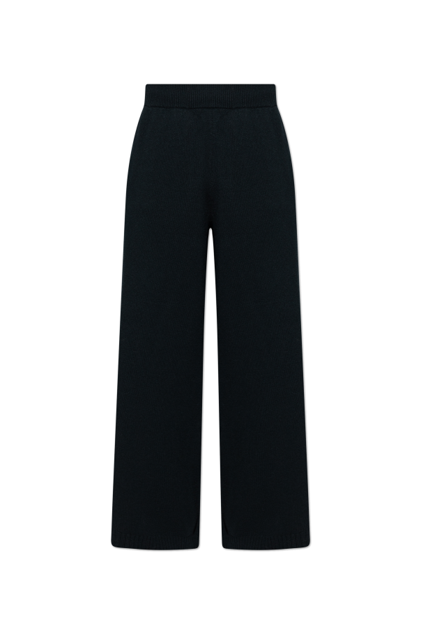 Wool wide-leg trousers od LACOSTE RUNWAY