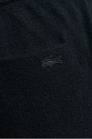 LACOSTE RUNWAY Pantalones de lana de pierna ancha