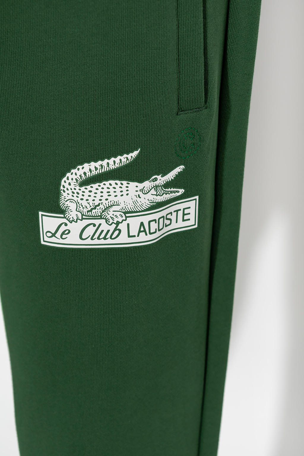 Lacoste Lacoste colour-block cotton hoodie