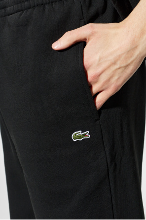 Lacoste Pantalones de chándal con puño en el bajo