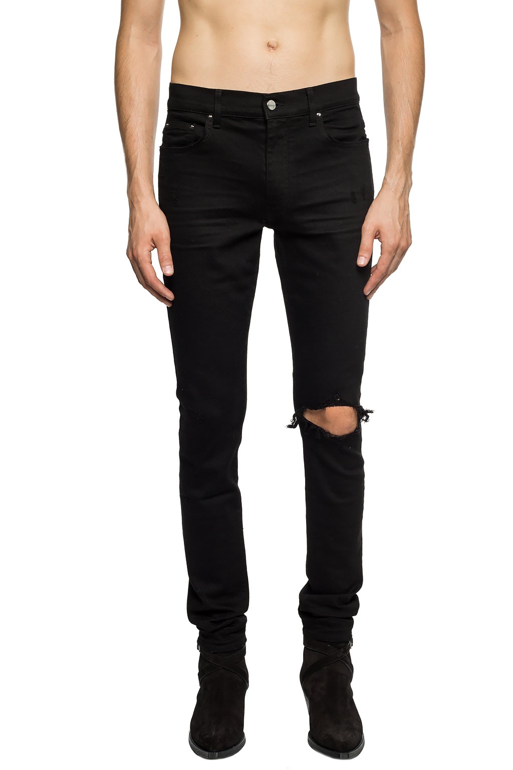 Amiri Jeans with hole | Men's Clothing | Vitkac