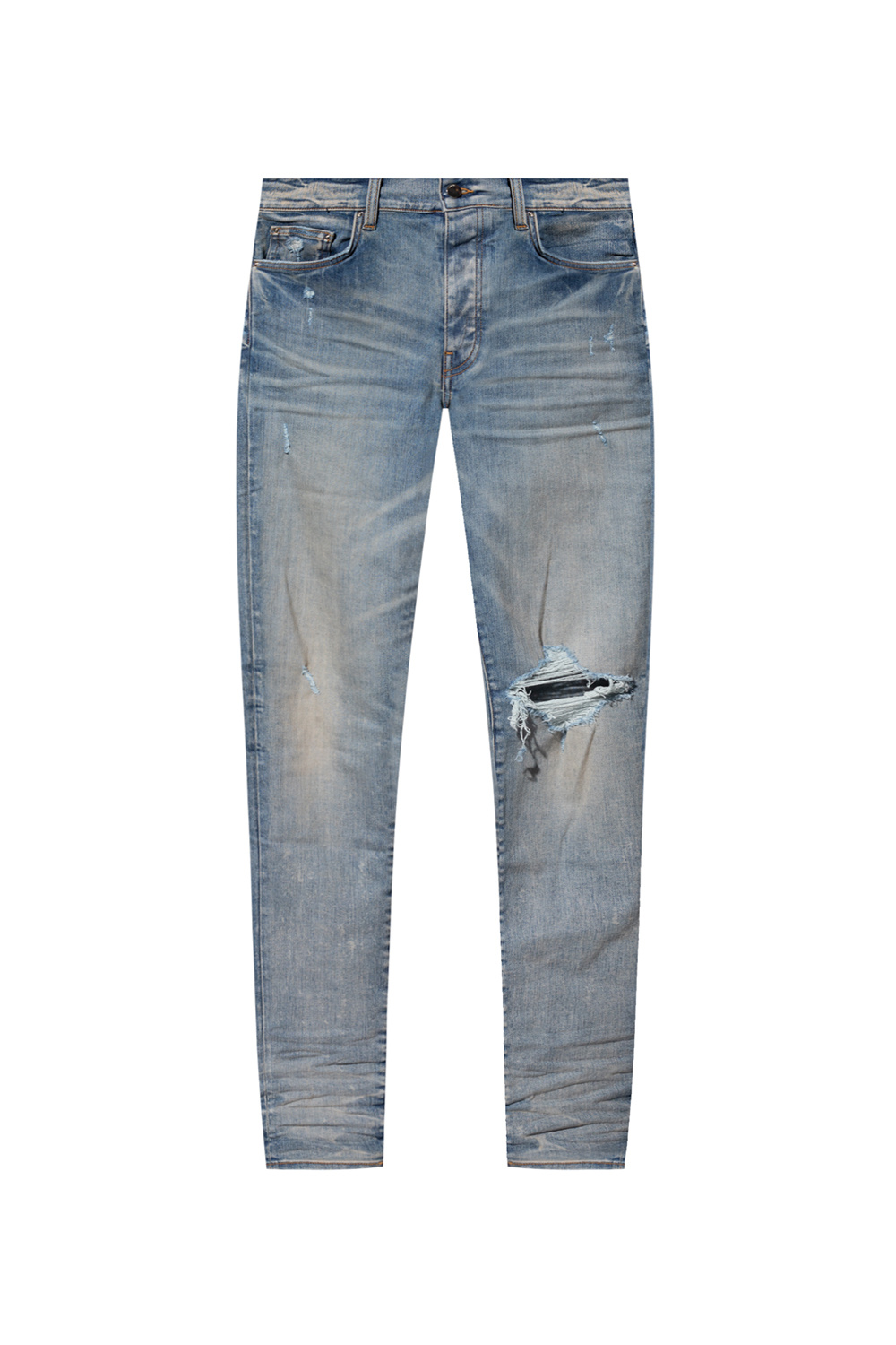 IetpShops vintage Straight Ecuador & Gabriele with effect Pants Regular-Fit Pasini Amiri Jeans for - - Leg Men