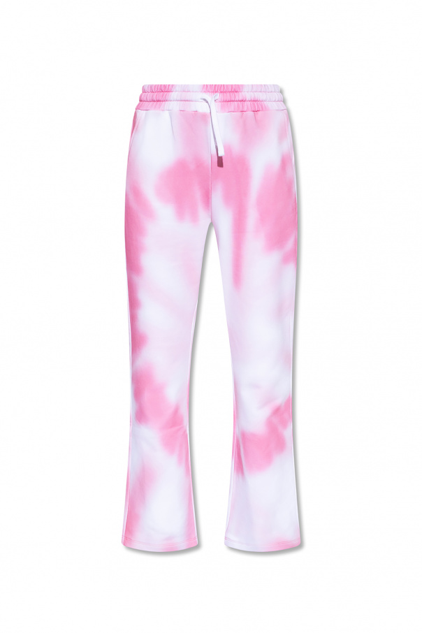 Red boots valentino Tie-dye sweatpants