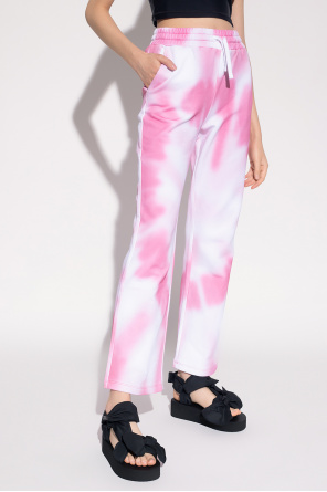 Red boots valentino Tie-dye sweatpants