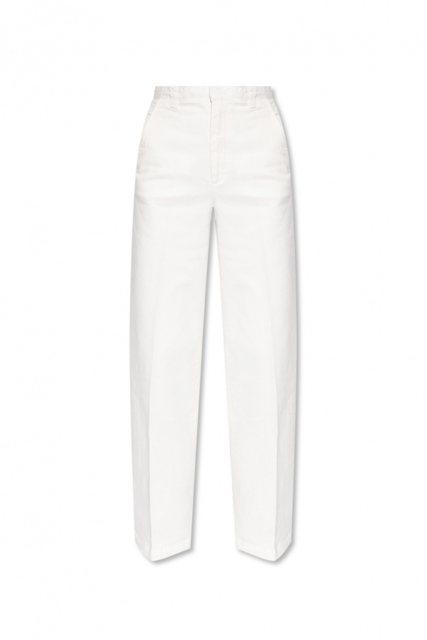 Red Valentino Pleat-knitted trousers