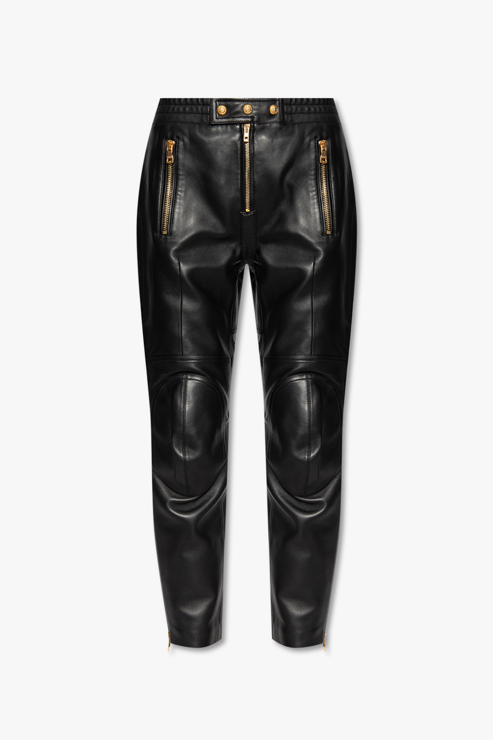 Black Leather trousers Licra Balmain - Lillemor Kuroyuri Dress - IetpShops  Italy
