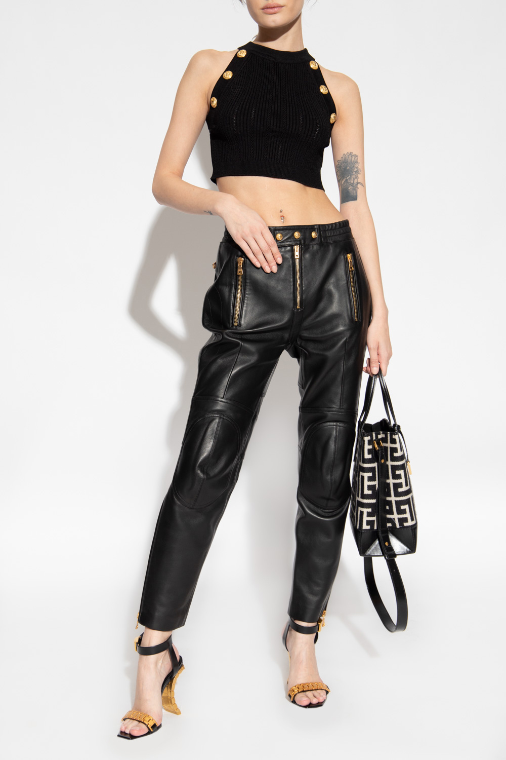 Balmain Leather trousers | Women's Clothing | Vitkac