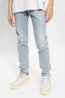 Balmain BLUE Jeans with vintage effect