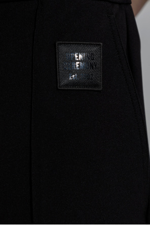 Opening Ceremony trousers wide with logo