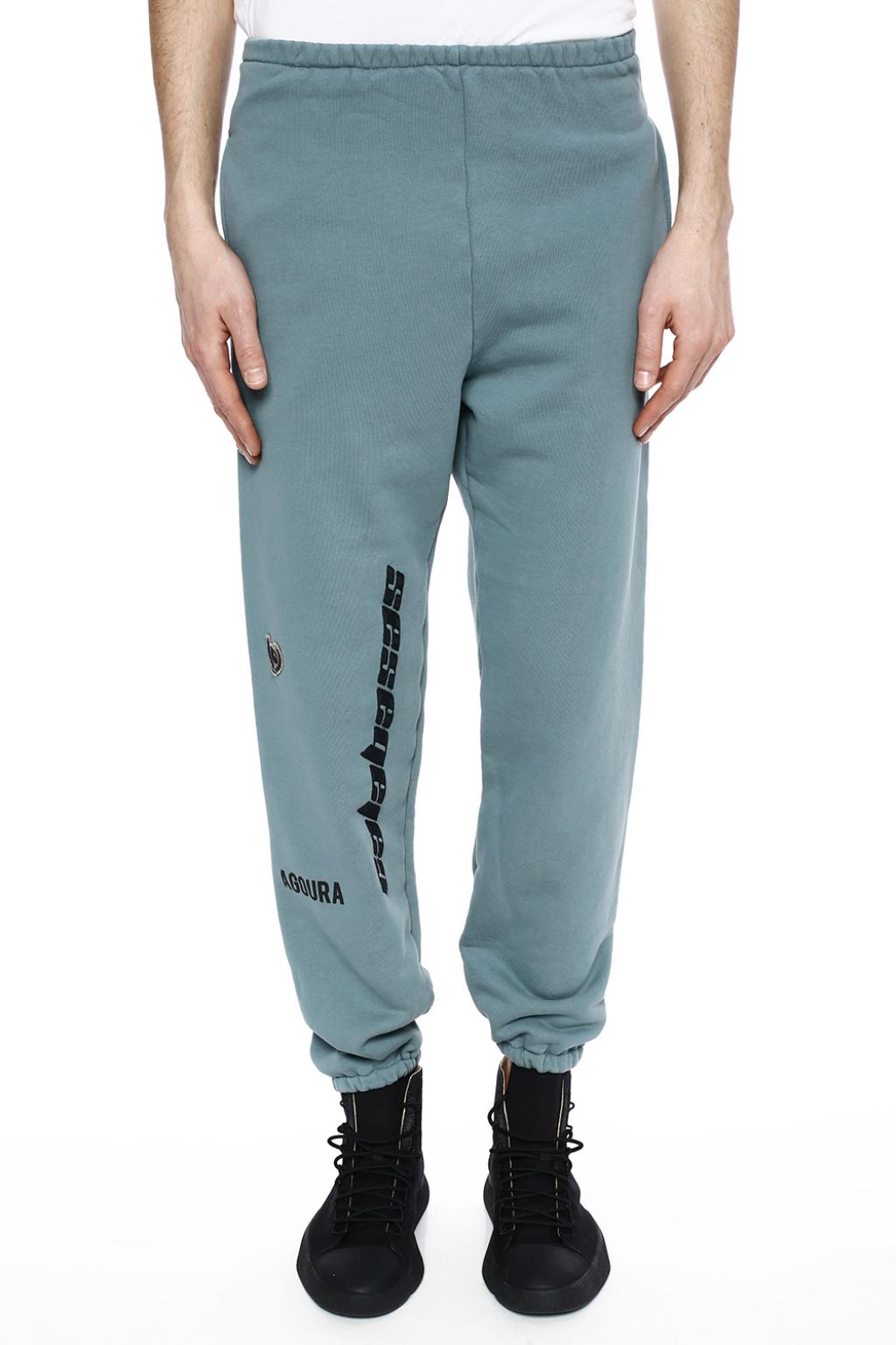 yeezy hospital blue sweatpants