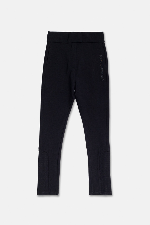 Karl Lagerfeld Kids knitted Trousers with logo