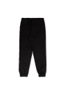 Karl Lagerfeld Kids BLACK Pants with elasticated cuffs