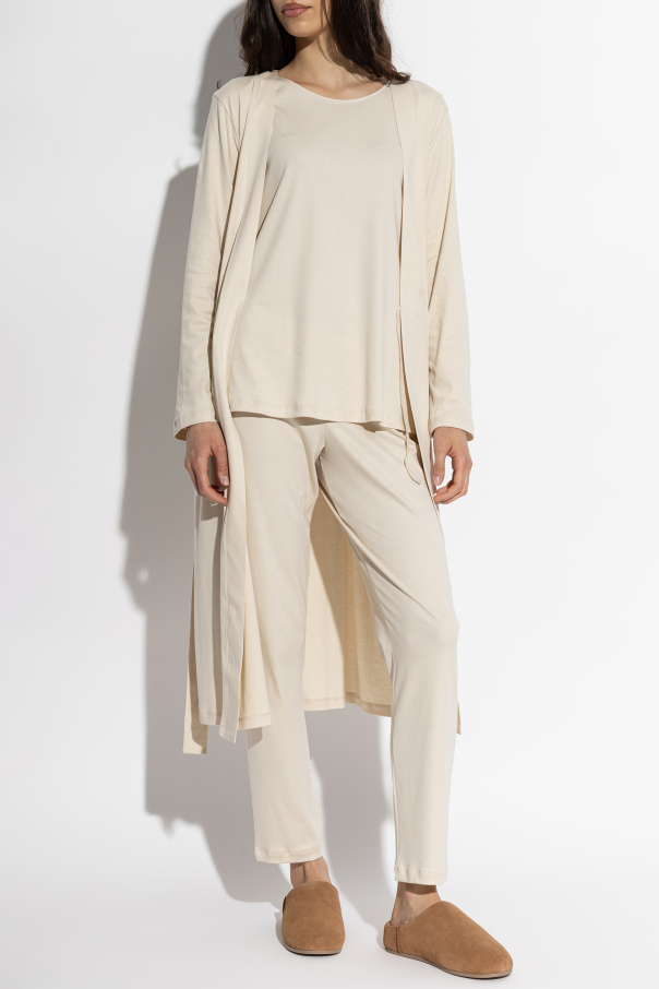 Hanro Baumwoll-Bademantel