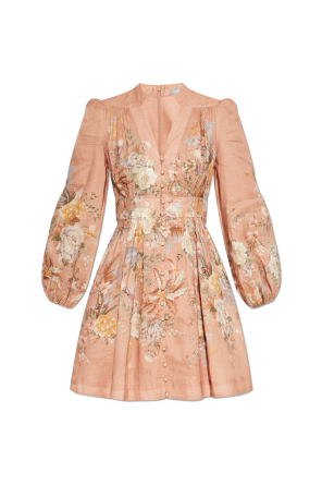 Dress with floral pattern