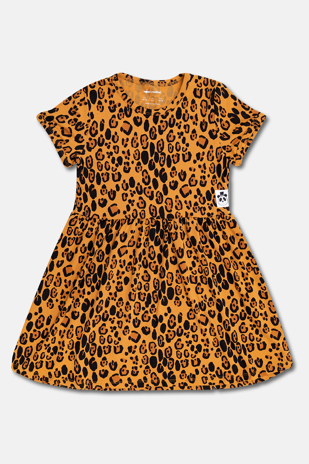 Mini Rodini Leopard-print Cat dress