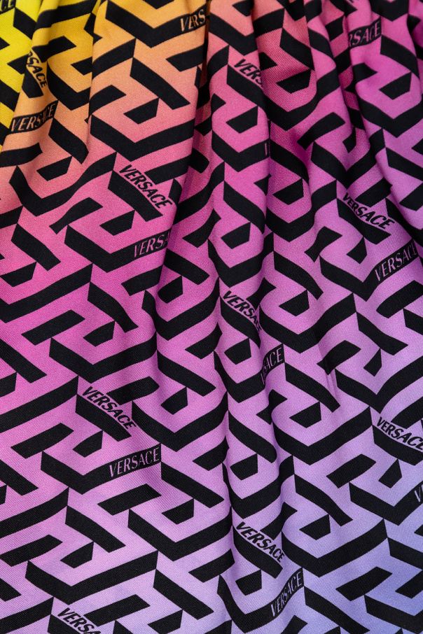 Versace Kids Grå shorts med logo fra Puma Essentials