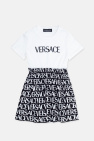 Versace Kids WHITE Dress with logo