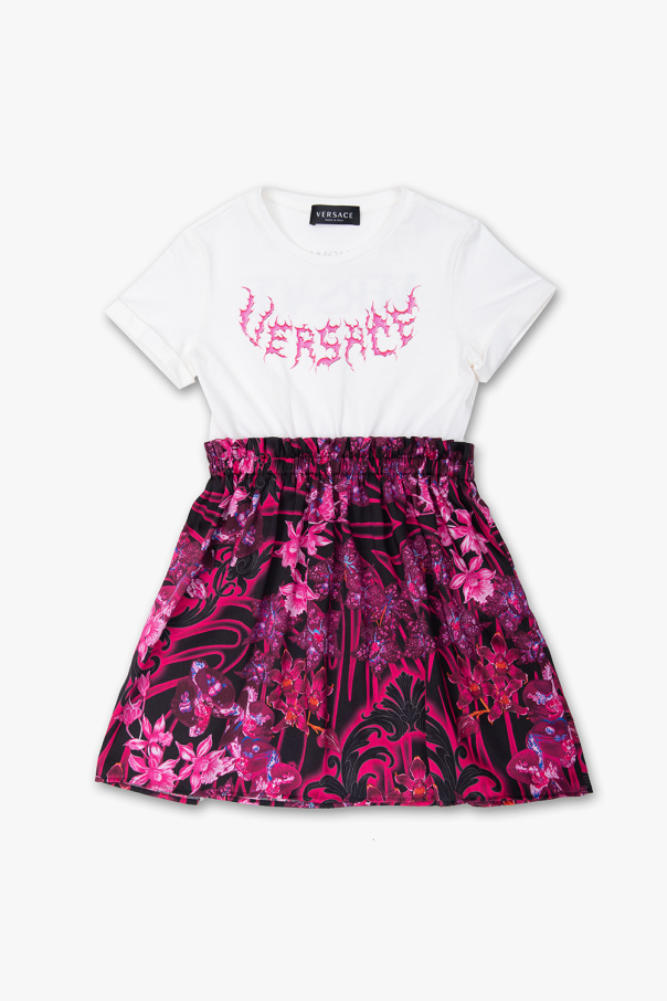 Versace Kids Dress with logo