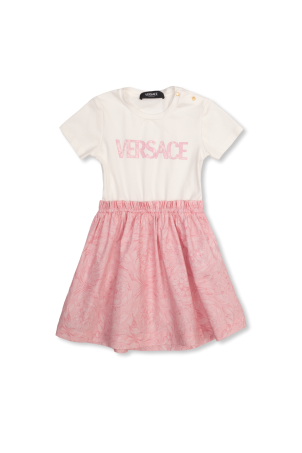 Dress with logo od Versace Kids