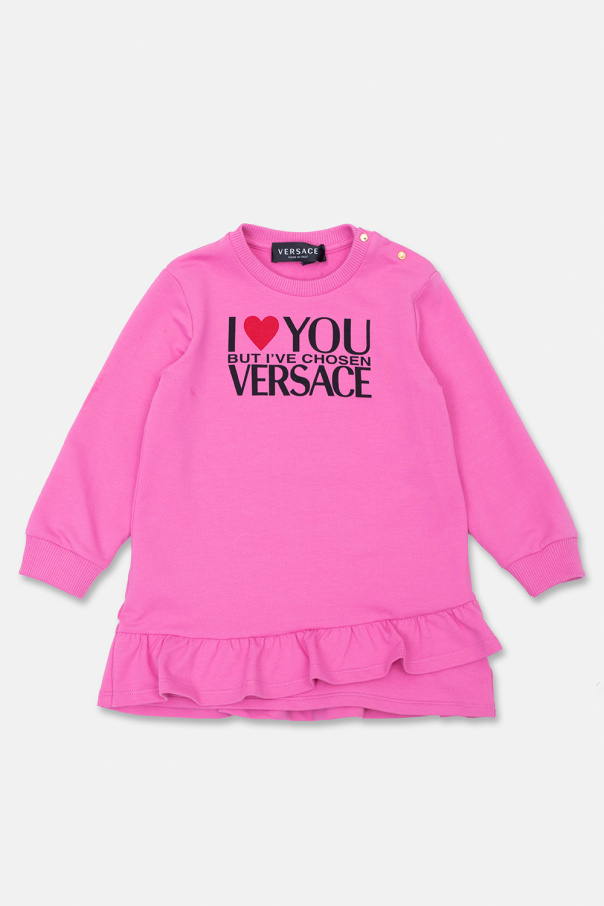 Versace Kids Low-rise Slim-fit Cropped Pants