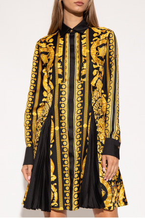 Versace Barocco-printed Sunuva dress