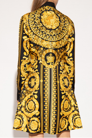Versace Barocco-printed Sunuva dress