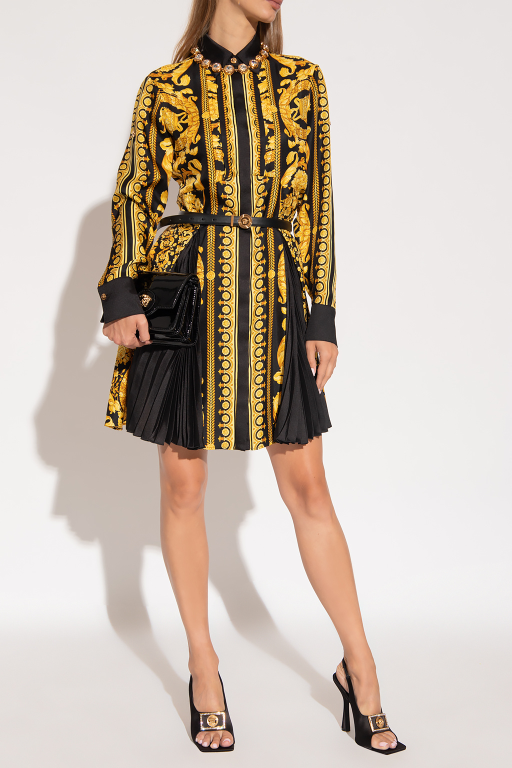 Versace Barocco-printed dress