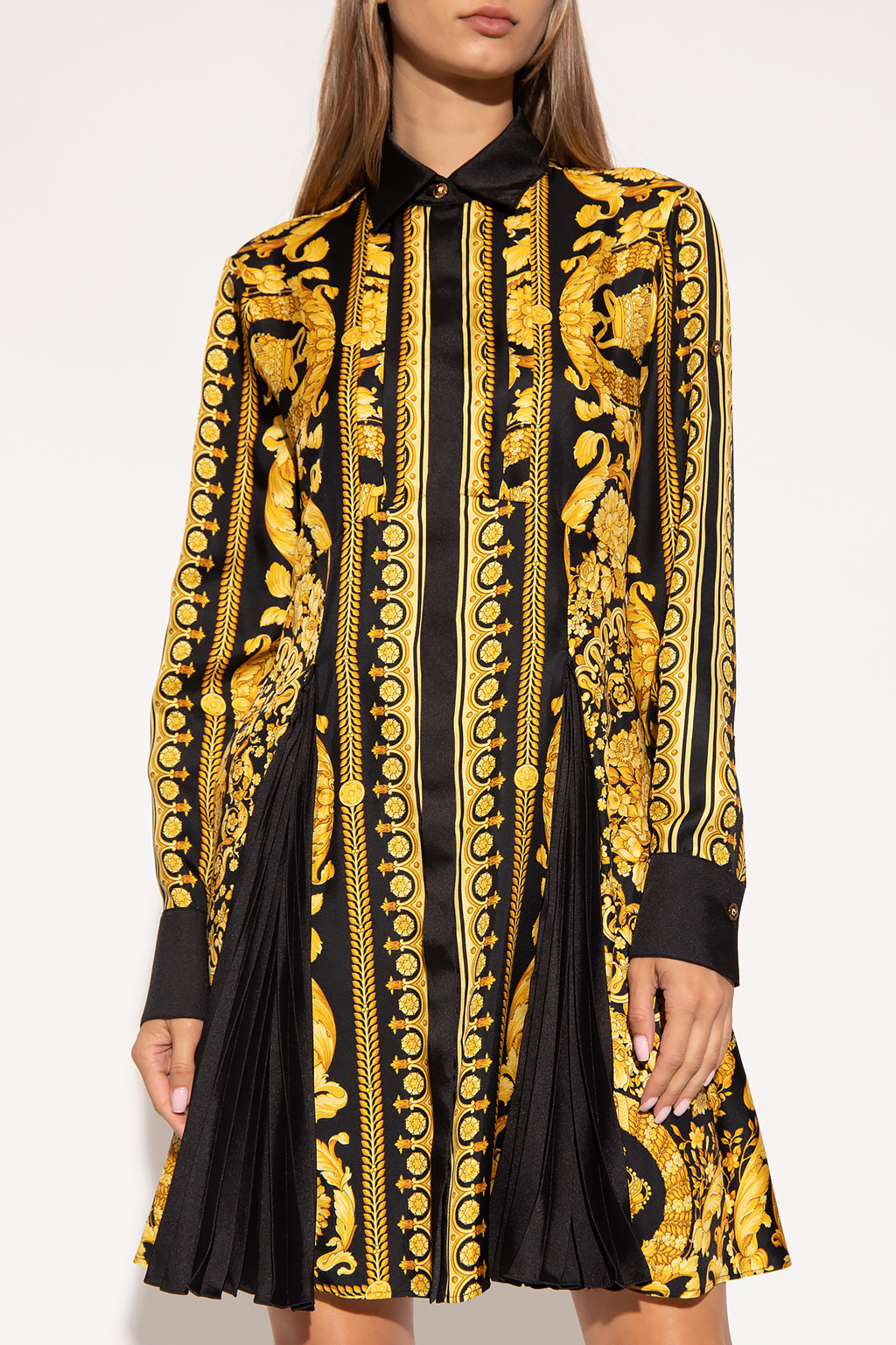 Versace Barocco-printed dress