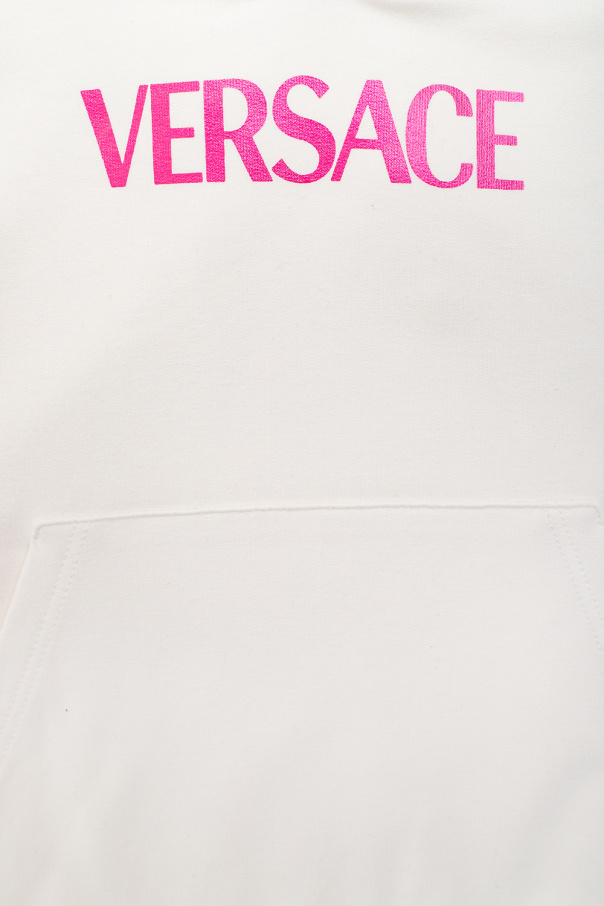 Versace Kids Hoodie with shirt insert