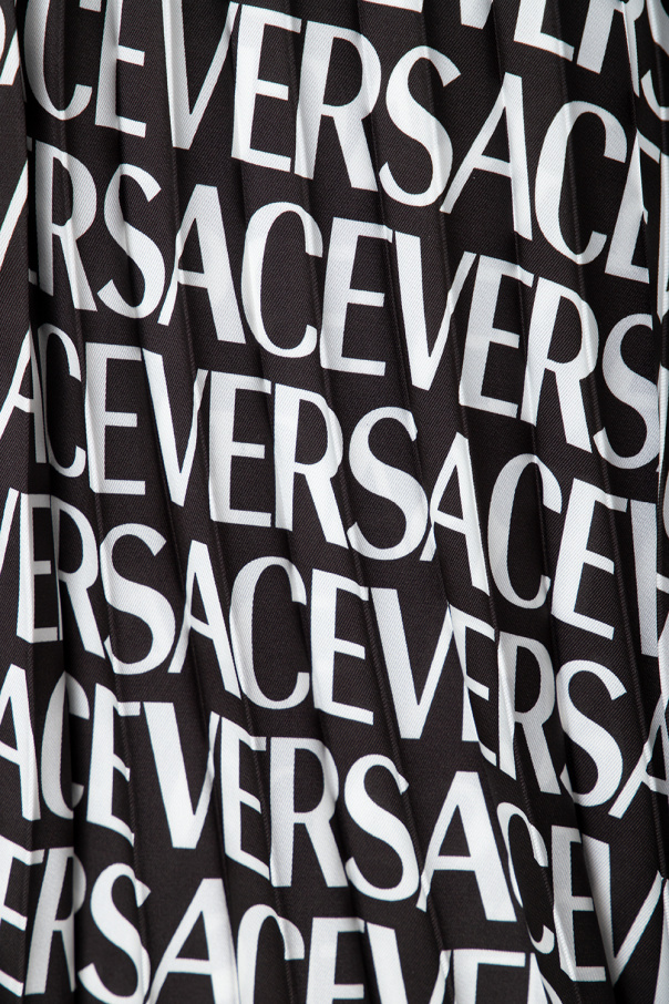 Versace Kids Armour dress with logo