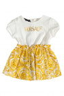 Versace Kids WHITE Dress with logo