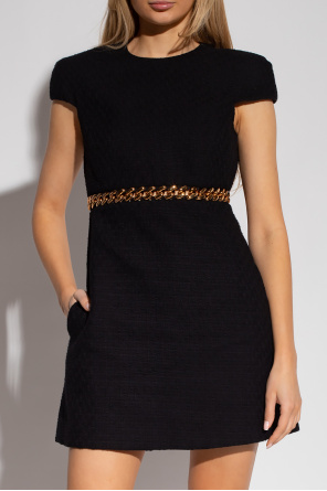 Versace Chain-belted dress