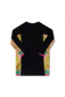 Versace Kids BLACK Dress with ‘Dream via Gesu’ print