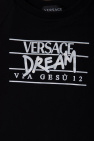Versace Kids BLACK Dress with ‘Dream via Gesu’ print