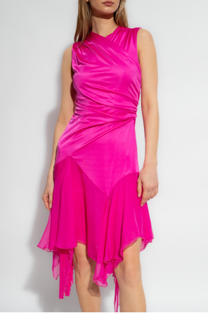 Versace Sleeveless Rouched dress
