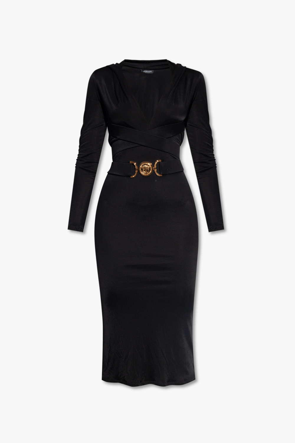Black Dress with logo Versace - Vitkac Canada