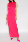 Versace Satin sleeveless dress