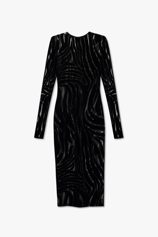 Versace Dress with zebra motif