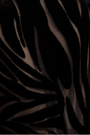Versace amp Dress with zebra motif
