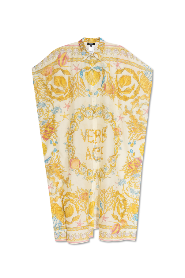 Beach dress with `Barocco` print od Versace