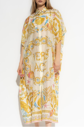 Versace Strandkleid mit `Barocco`-Print